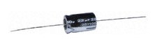 Axial AL cap, 3.3uF, 100V